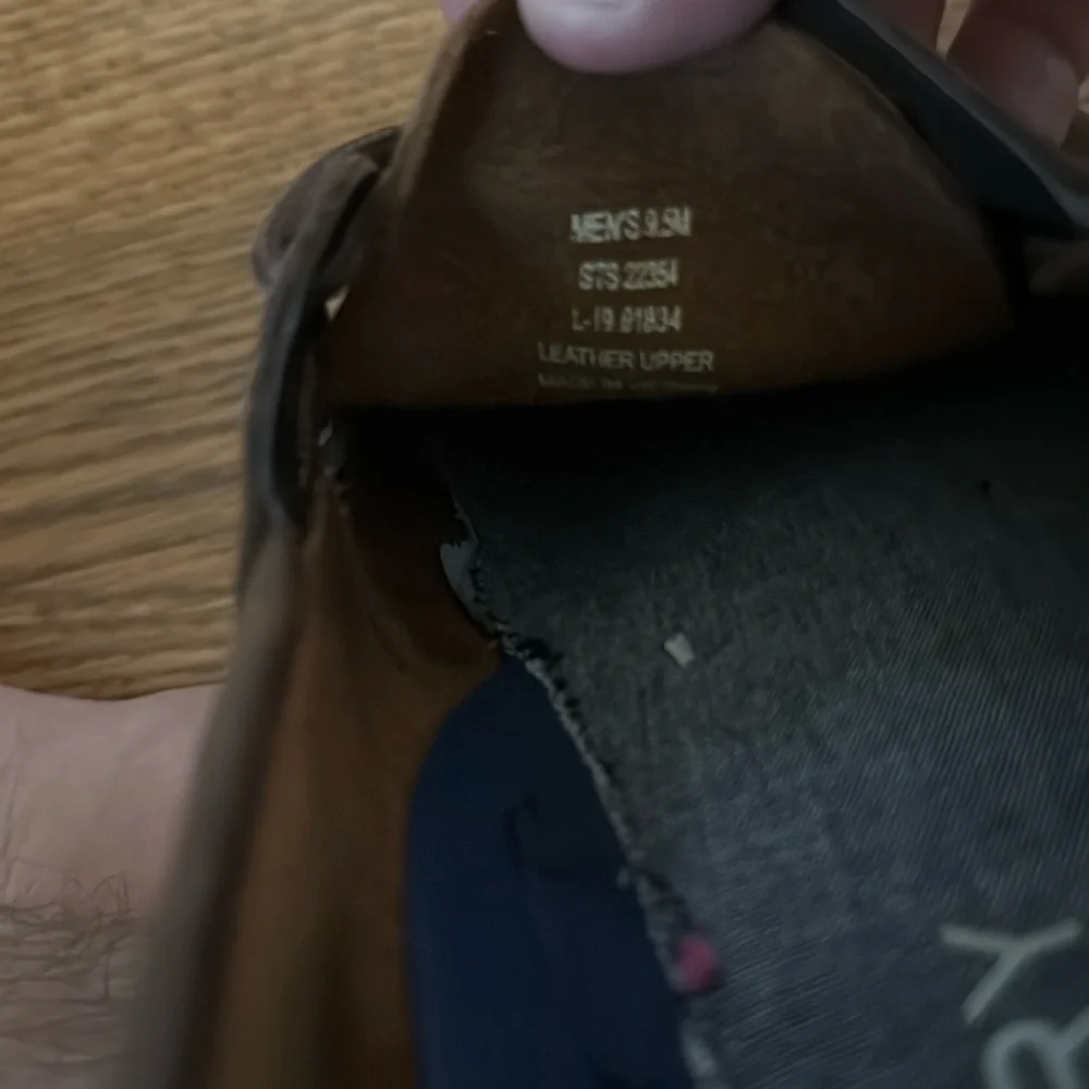 Sperry Brown Boat Shoes 9.5